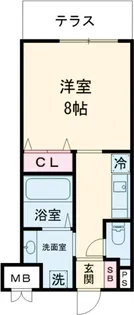 フォレスト浜田山【1階】の間取り