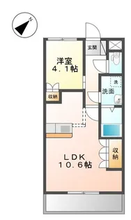 モーツァルト【1階】の間取り