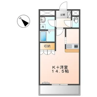 モーツァルト【203号室】の間取り