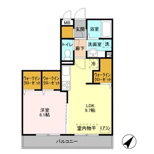 フローラ【2階】の間取り