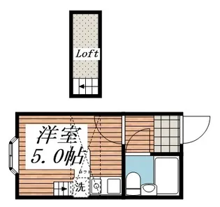 ベルピア上尾第7【1-102号室】の間取り
