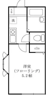 アザレ日吉【103号室】の間取り