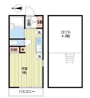 Fコート新吉田Ⅱ【201号室】の間取り