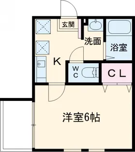 リーヴェルポート立石フェリーチェ【2階】の間取り