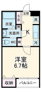 コルドール【1階】の間取り