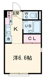 ルネコート高砂B棟【101号室】の間取り
