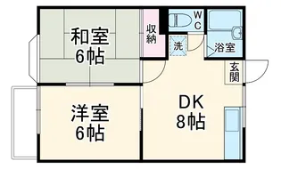 アーバンコート B棟【203号室】の間取り