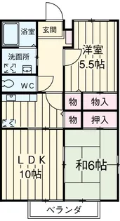 メゾンエクシオ【201号室】の間取り