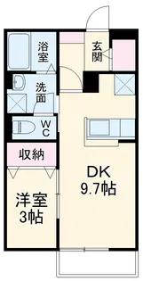 アミティエ【203号室】の間取り