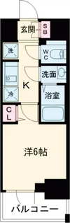 AZEST青砥【8階】の間取り