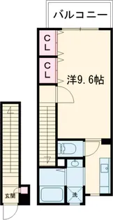 ベルフォーレ参番館【2階】の間取り