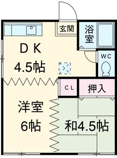 メゾン金子【203号室】の間取り