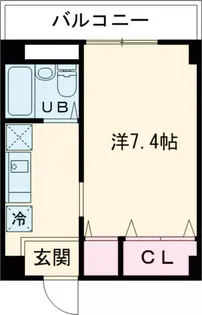 ベルエール調布【3階】の間取り