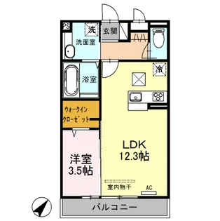 グラン・フィオーレ【1階】の間取り