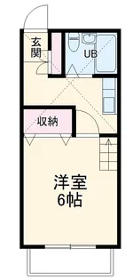 グリーンコーポ日吉【1階】の間取り