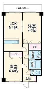 ラホォーレロジュマン【302号室】の間取り