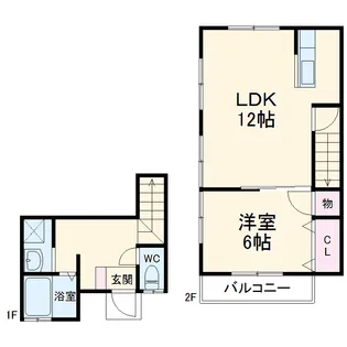 スマイル【201号室】の間取り