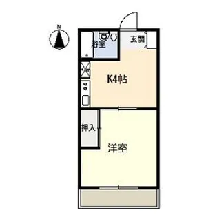 ロイヤルマンションヨコチ【207号室】の間取り