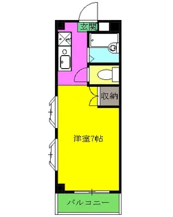 たかせビル【305号室】の間取り