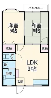 すまいる高津【2階】の間取り