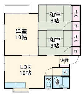 サンハイム【101号室】の間取り