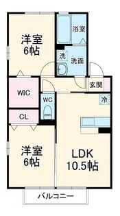 Sunny Terrace Ⅰ【2階】の間取り