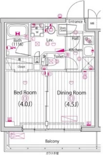 ガーラ練馬グランドステージ【2階】の間取り