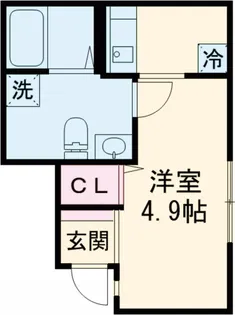 シングィン池袋【1階】の間取り