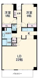 幕張台パークレジデンス【4階】の間取り