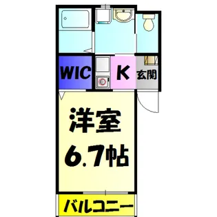 リビオン【201号室】の間取り