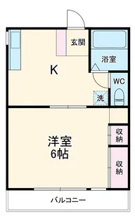エスペランサ黒砂【2階】の間取り