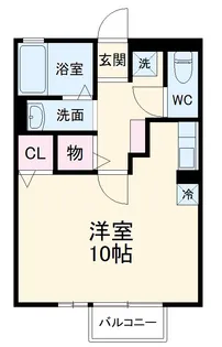 アヴェニュー小松寺 B【1階】の間取り