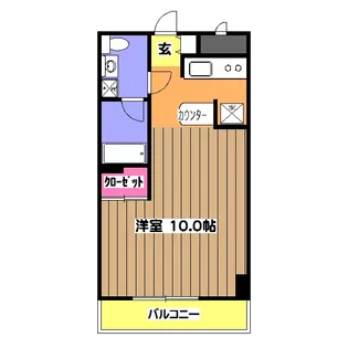 ダイワティアラ村上駅前マンションⅡ【1階】の間取り