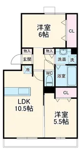 アリュール林【1階】の間取り