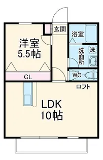 フォレスト【2階】の間取り
