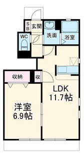 パストラルA【1階】の間取り