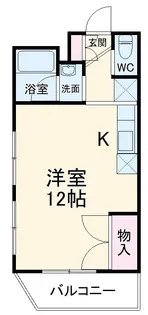 アートハイム八千代台【2階】の間取り