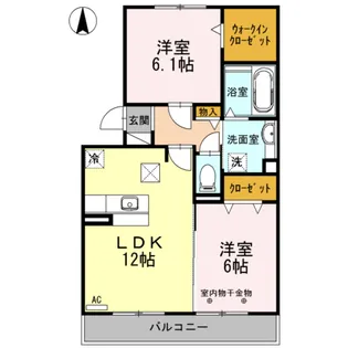 AQUA(アクア)【1階】の間取り