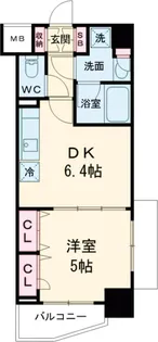 デ・ソーレ東池袋【4階】の間取り