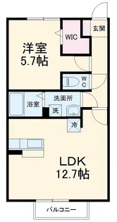 アーバンライフ萩台【203号室】の間取り