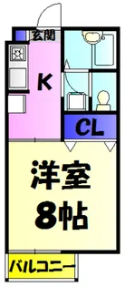 フォーブル轟【101号室】の間取り
