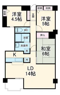 KDビルNO1【402号室】の間取り