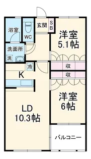 KDビルNO.4【1階】の間取り