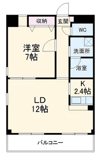 プリミエール外山【2階】の間取り