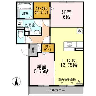 エスペランサ【3階】の間取り