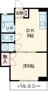 ノーブルヴィサージュ武蔵境【3階】の間取り