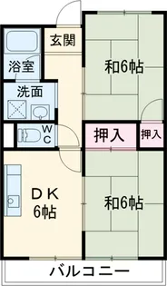 コーポ太閤【201号室】の間取り