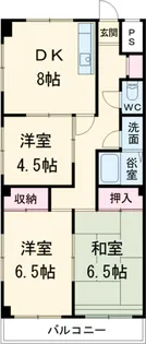 ロイヤルパール【5階】の間取り