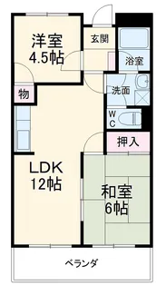 Limpiaハッピー【3階】の間取り