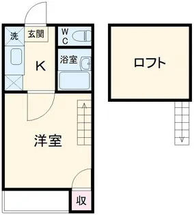 メゾンα(アルファ)【105号室】の間取り